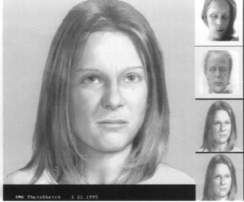 Jane Doe enhanced photo - 1985